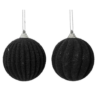 Bauble foam glitters, beads  black 