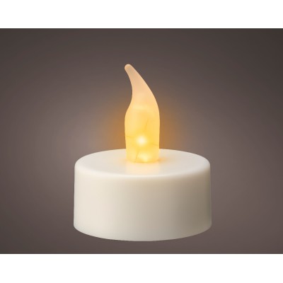 LED Tealight with flame effect Pack of 6