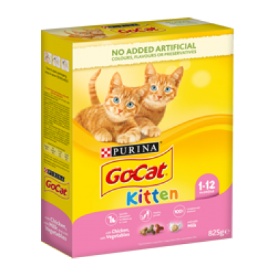 PURINA® GO-CAT® KITTEN with Chicken with Milk and with Vegetables 2kg