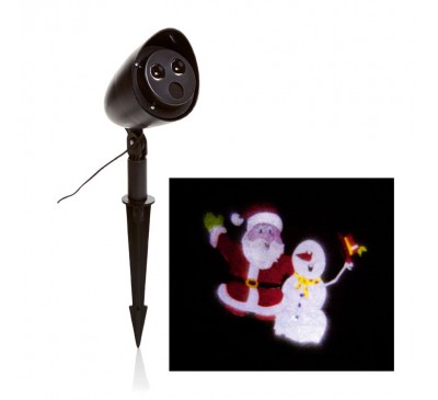 31cm Animated Santa and Snowman Projector 31cm Animated Santa and Snowman Projector