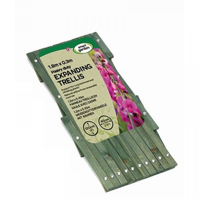 Heavy Duty Expanding Trellis - Green 1.8 x 1.2m