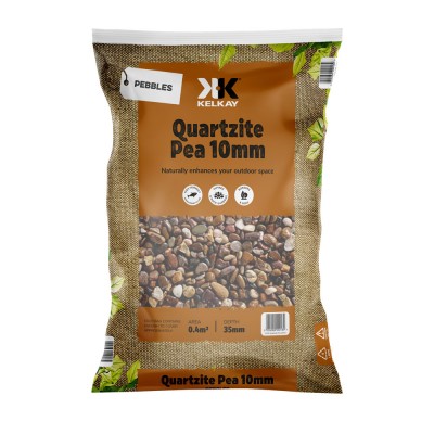 Quartize Pea Gravel 10mm  25kg Bag (approx)