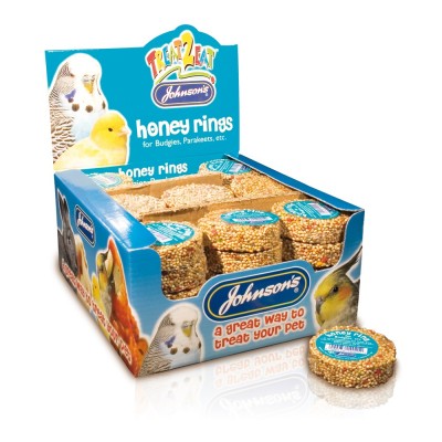 Johnson's Treat2eat Honey Rings Budgie 25g
