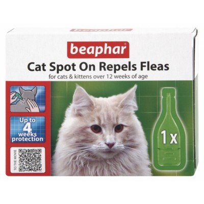 Beaphar Cat Spot On 4 Week Flea Repellent (1x Pipette) Beaphar Cat Spot On 4 Week Flea Repellent (1x Pipette)