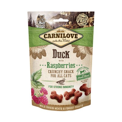 Carnilove Duck with Raspberries Crunchy Cat Treats 50g